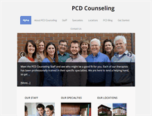 Tablet Screenshot of pcdcounseling.com